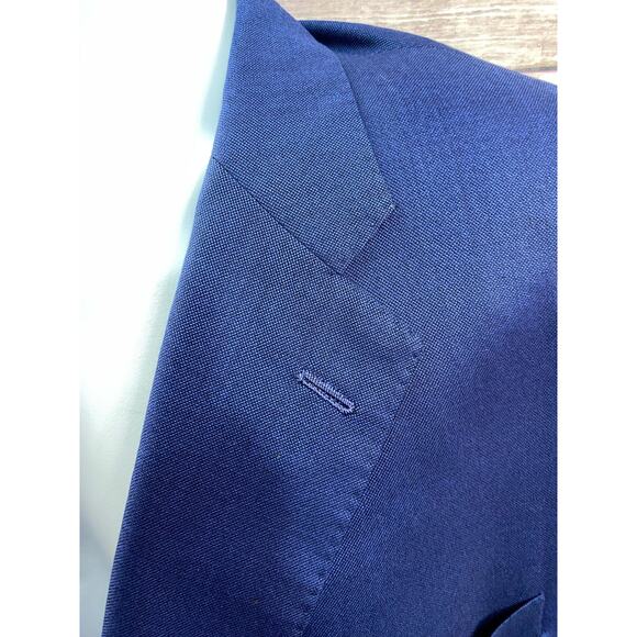 Vintage Brooks Brothers Blazer Mens Xl Blue 100% Coat Jacket Made In USA - Picture 14 of 14